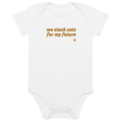 Organic cotton baby bodysuit "Future"