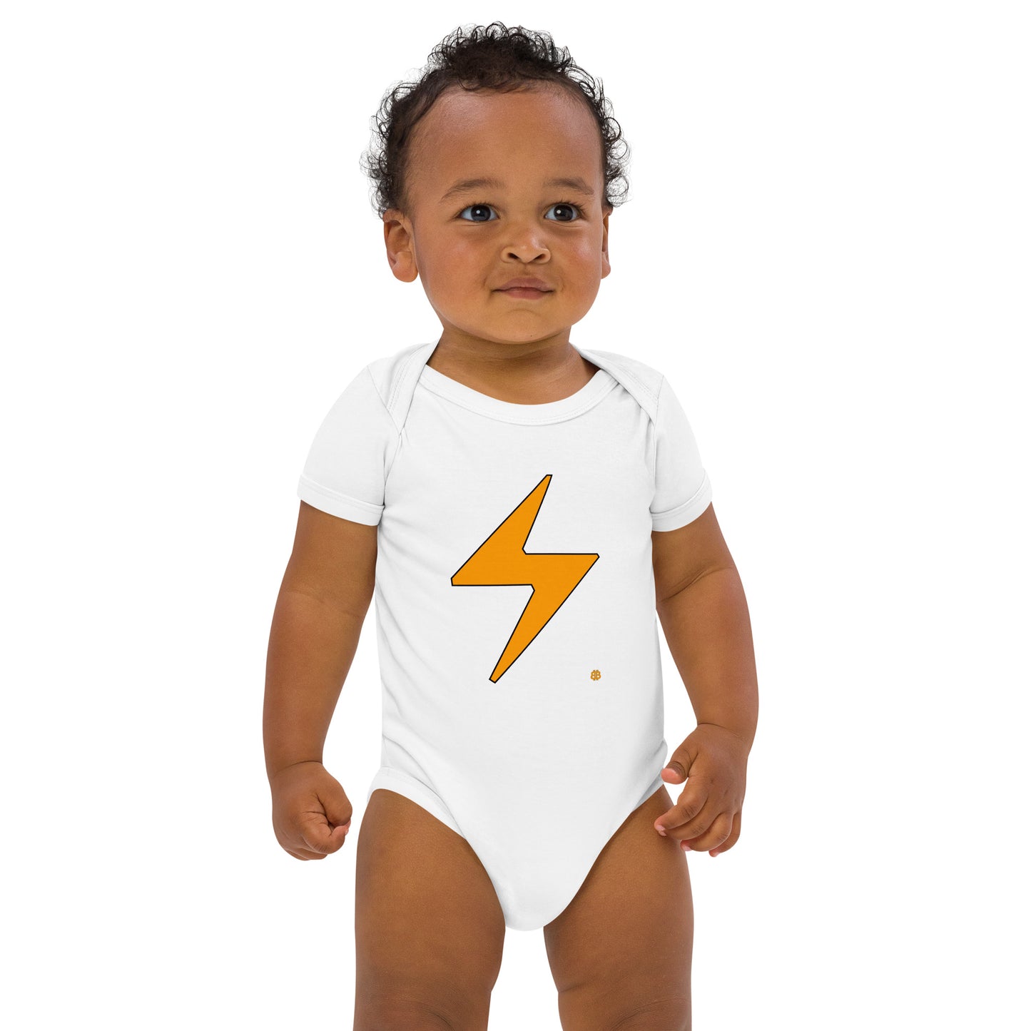 Organic cotton baby bodysuit "Lightning"