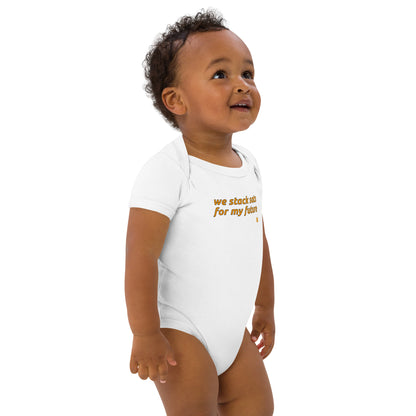 Organic cotton baby bodysuit "Future"