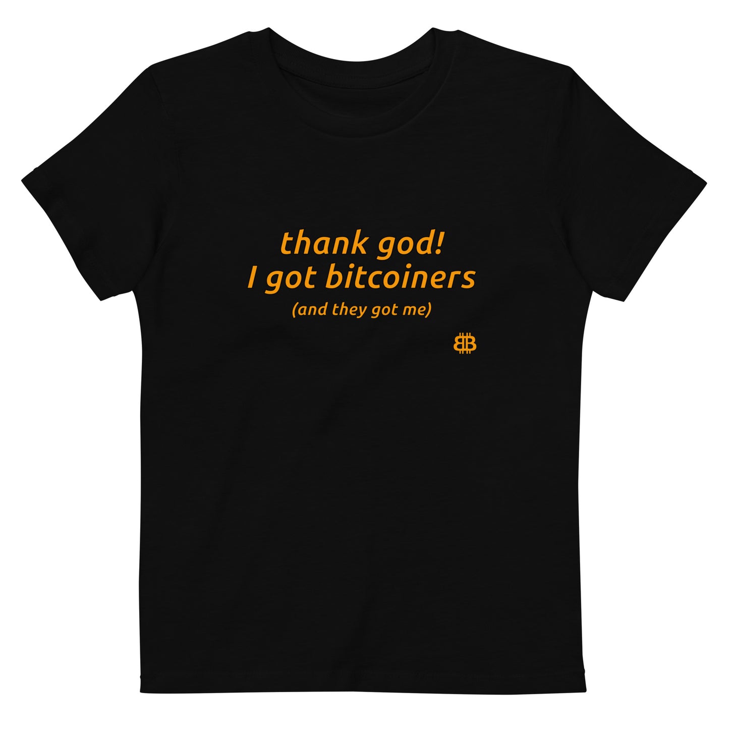 Camiseta infantil de algodón orgánico "ThankGod"