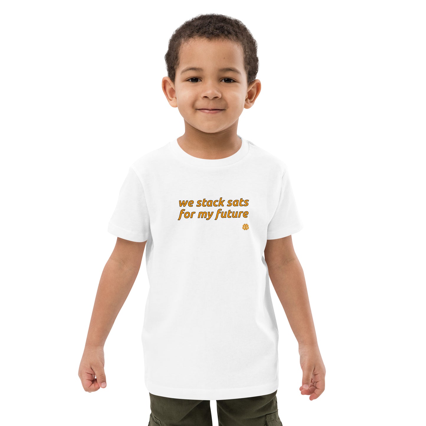 Camiseta infantil de algodón orgánico "Futuro"