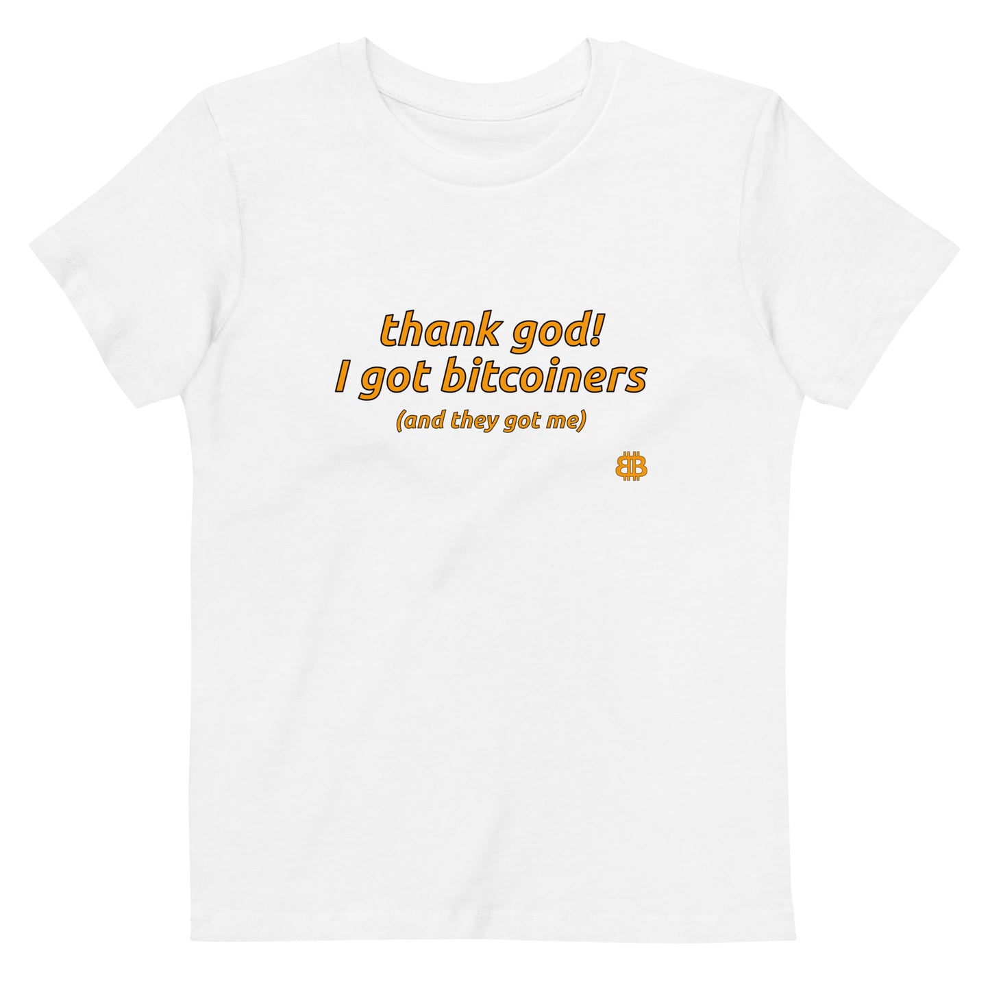 Camiseta infantil de algodón orgánico "ThankGod"