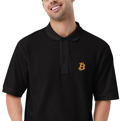 Men's Embroidered Premium Polo "B"