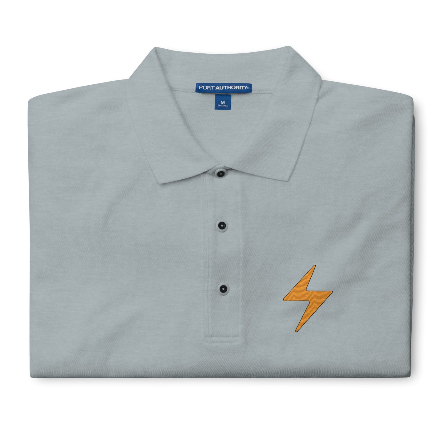 Men's Embroidered Premium Polo "Lightning"