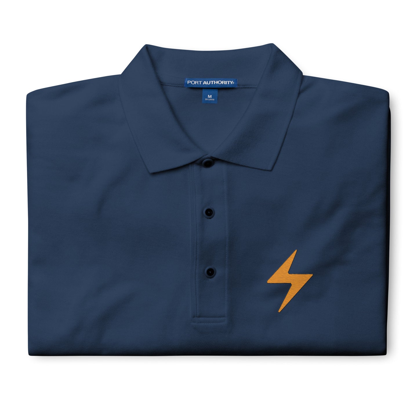 Men's Embroidered Premium Polo "Lightning"