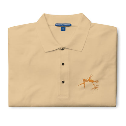 Men's Embroidered Premium Polo "Mood"