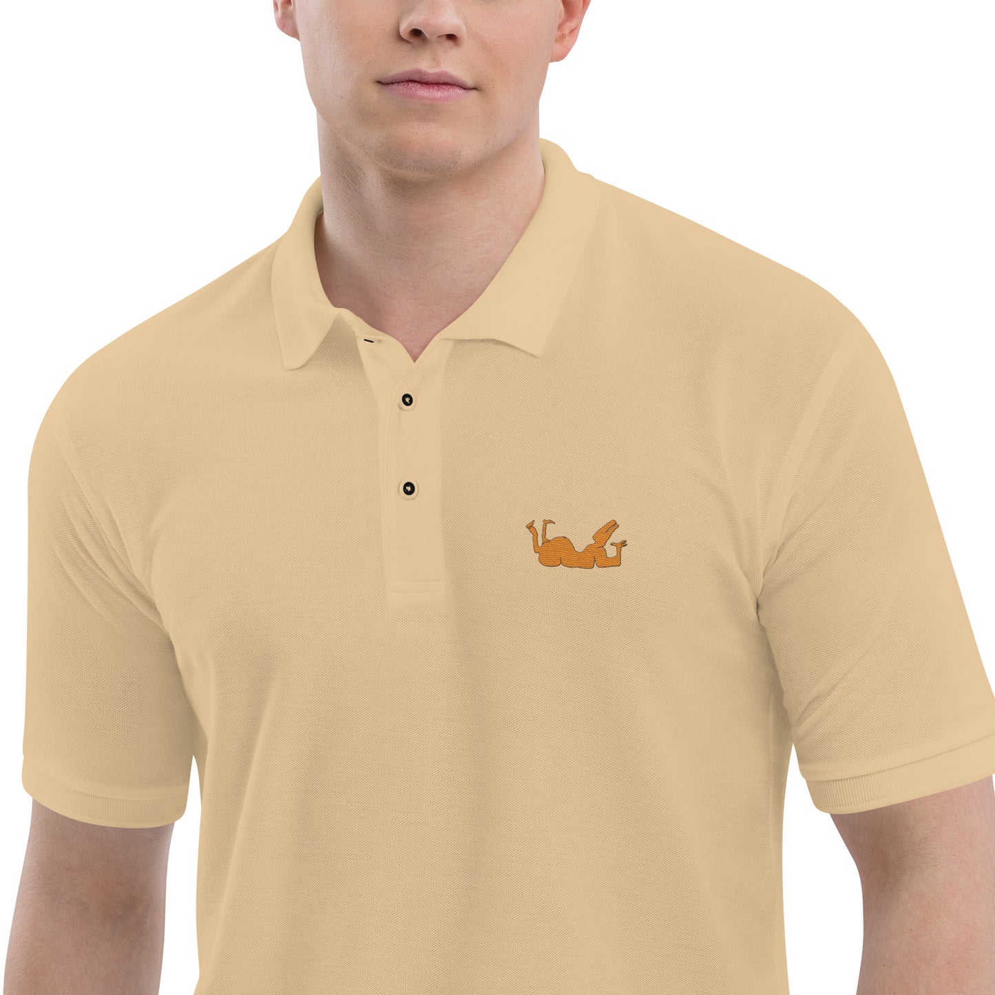 Men's Embroidered Premium Polo "Serenity"