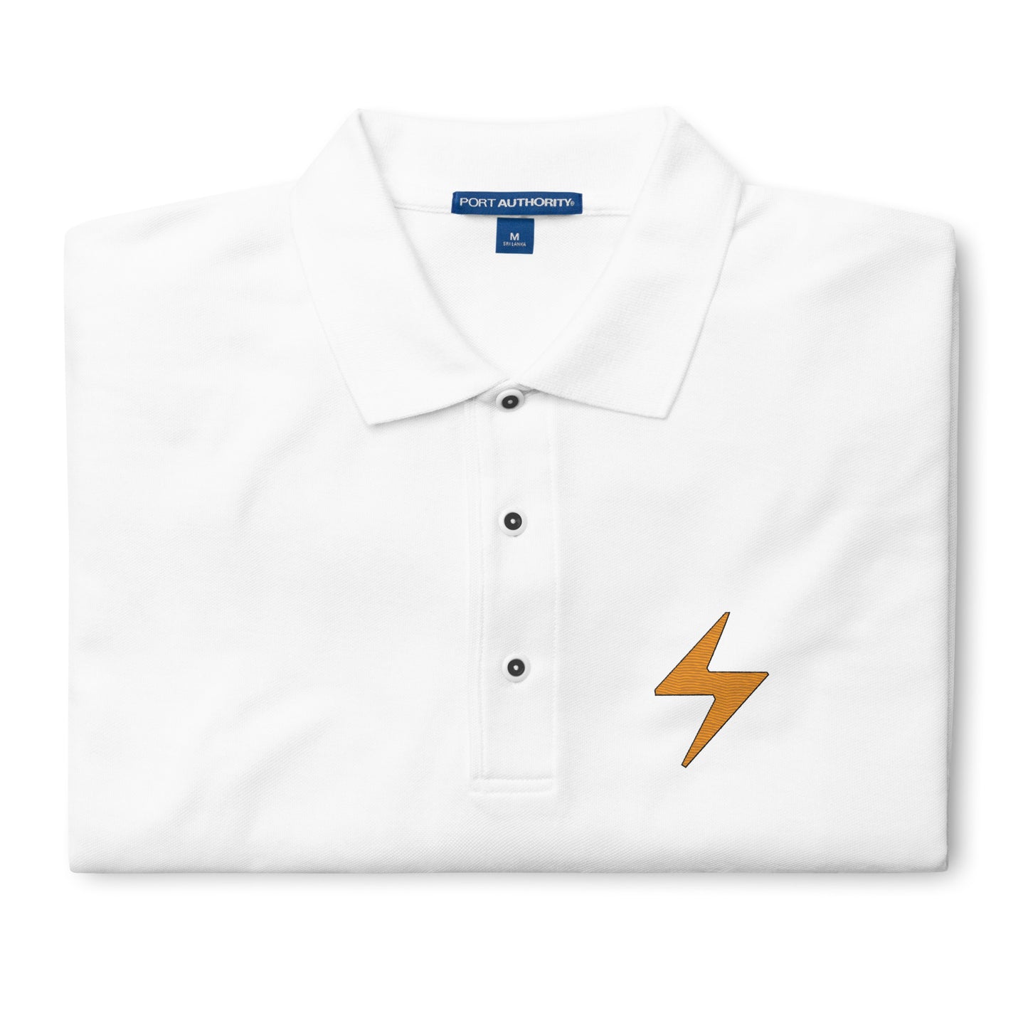 Men's Embroidered Premium Polo "Lightning"