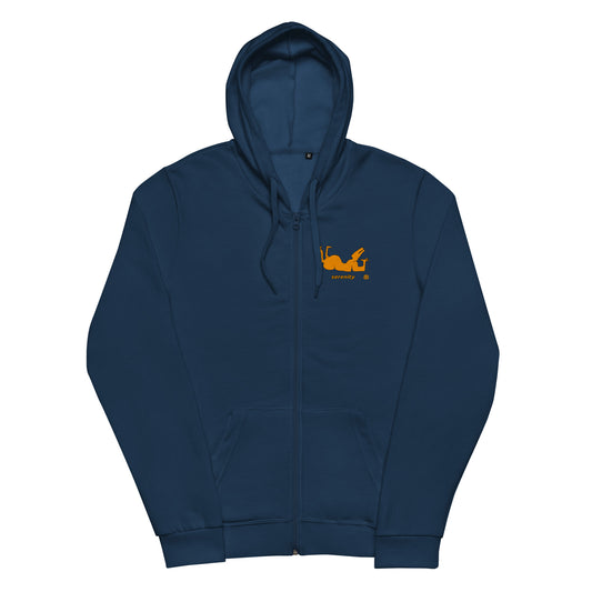 Unisex basic zip hoodie "Serenity_sm"