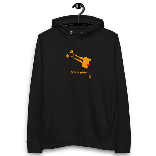 Unisex pullover hoodie "BlockJane"