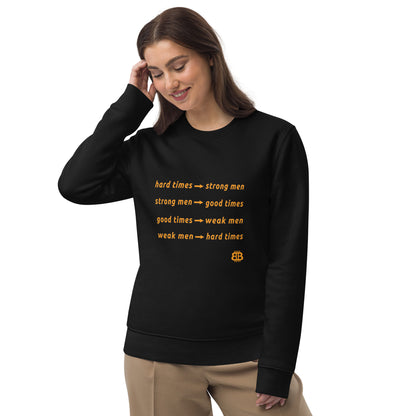 Women's eco sweatshirt "HardTimes"