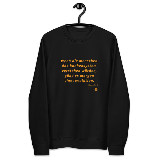 Damen-Öko-Sweatshirt „Revolution_dt“