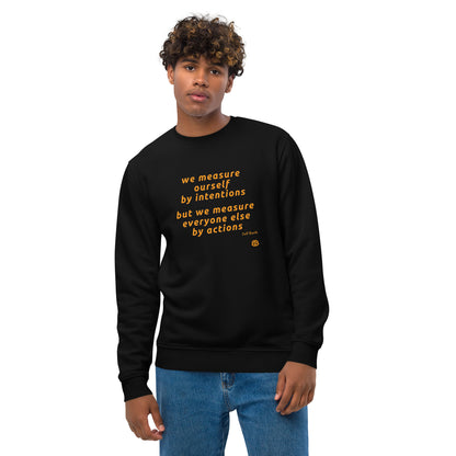 Men's eco sweatshirt "Measure"