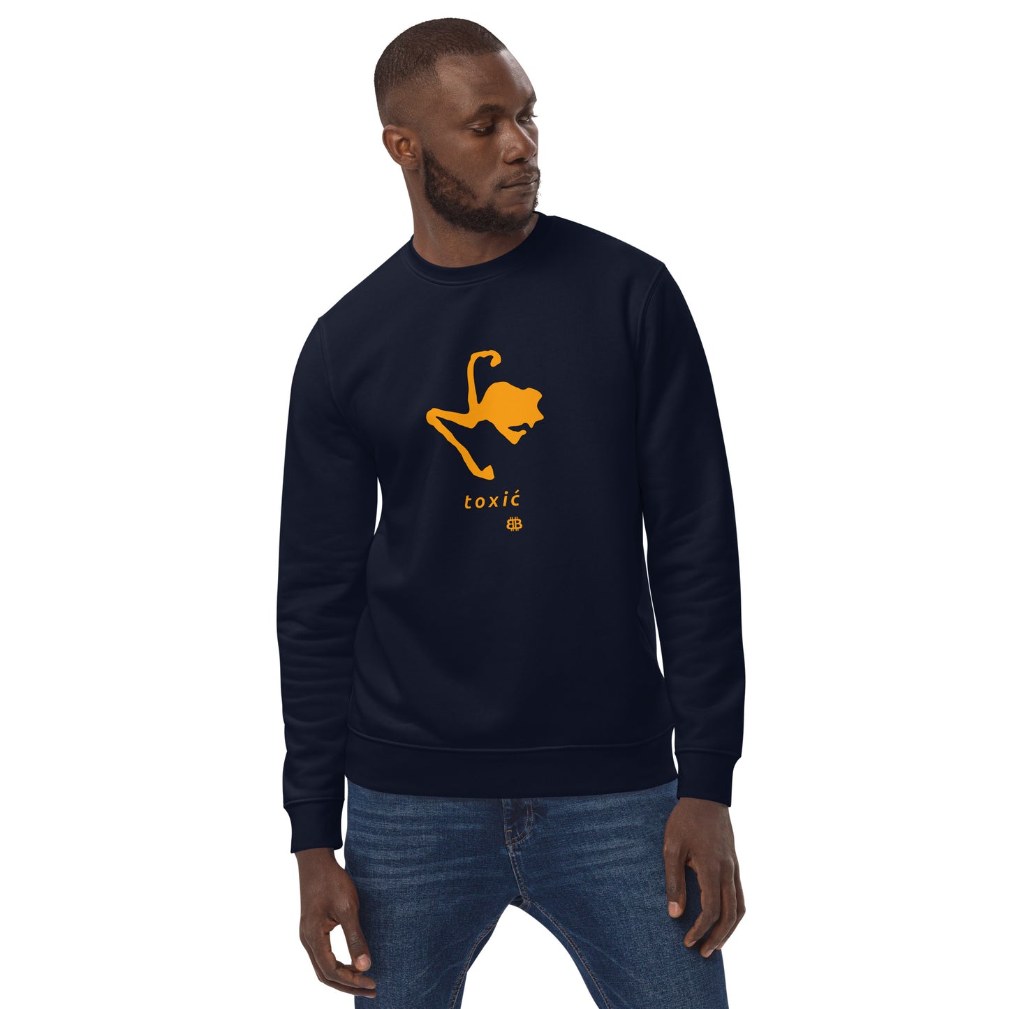 Unisex eco sweatshirt "Toxić"