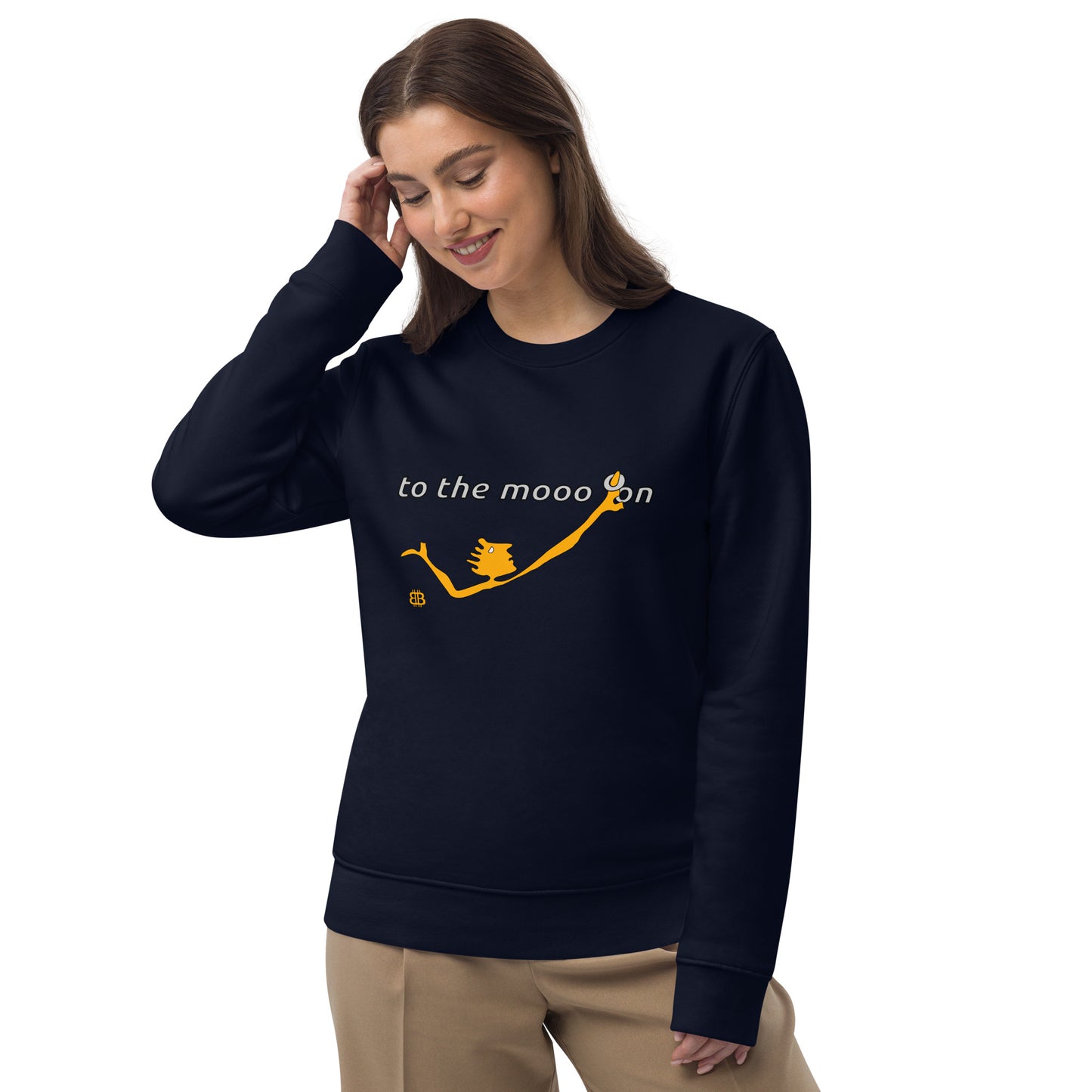 Unisex eco sweatshirt "Mooon"