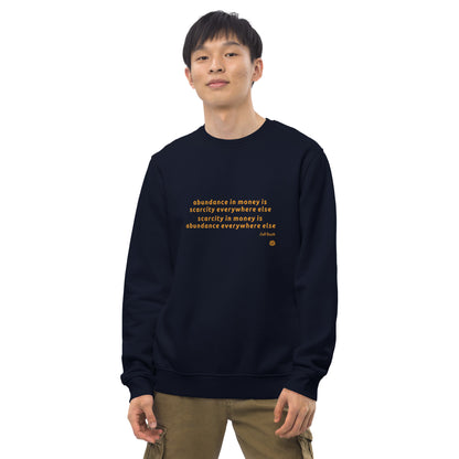 Unisex eco sweatshirt "Abundance_booth"