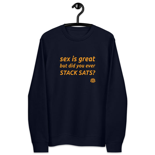 Unisex eco sweatshirt "Sex"
