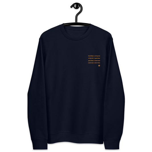 Men's eco sweatshirt "HardTimes_sm"