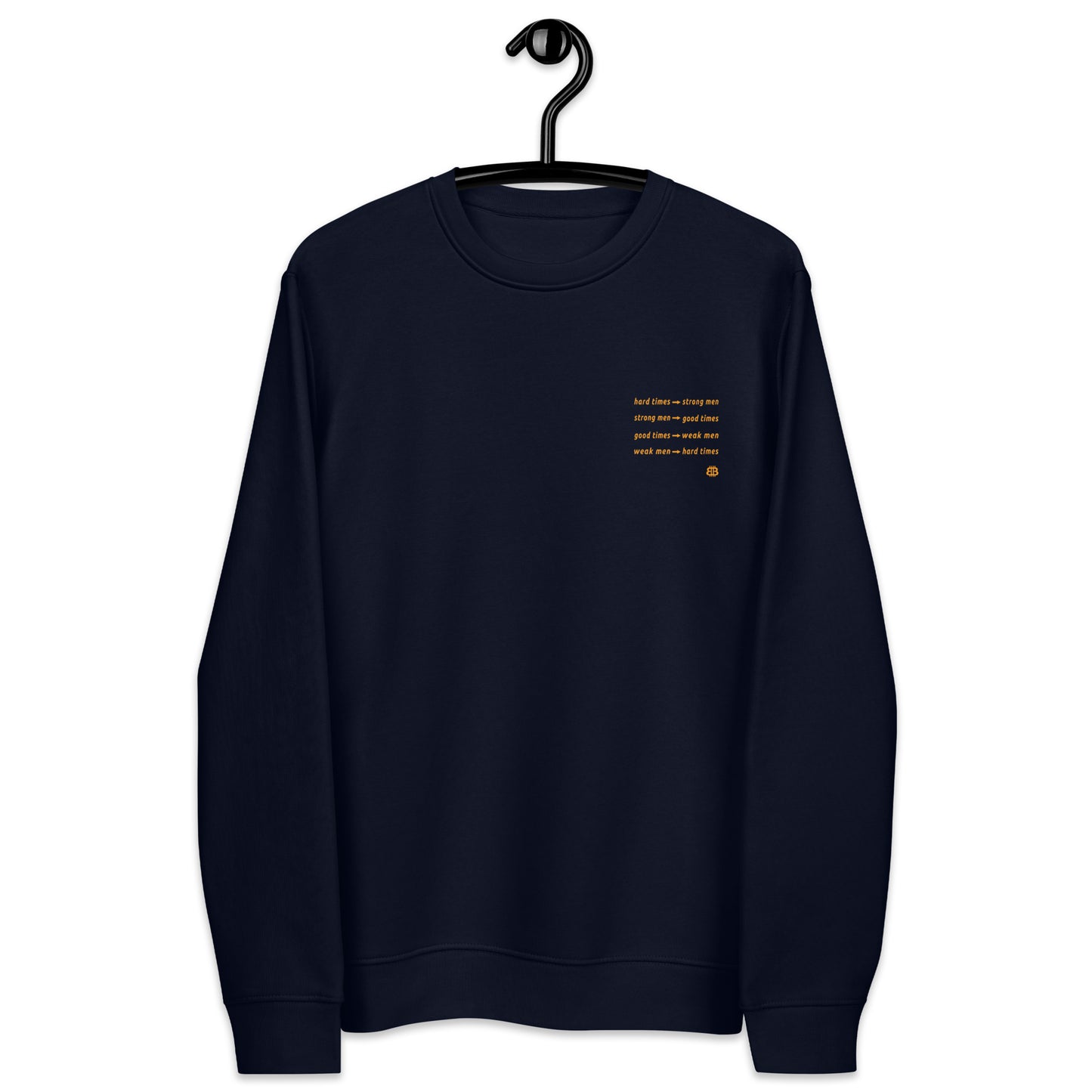 Men's eco sweatshirt "HardTimes_sm"