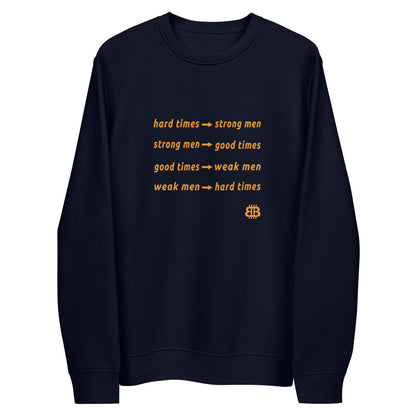 Men's eco sweatshirt "HardTimes"