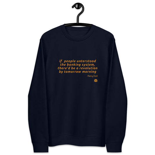 Damen-Öko-Sweatshirt „Revolution_engl“