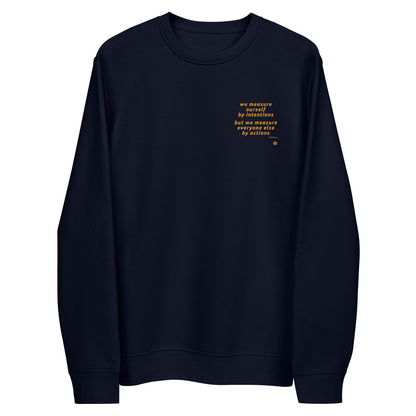 Women's eco sweatshirt "Measure_sm"