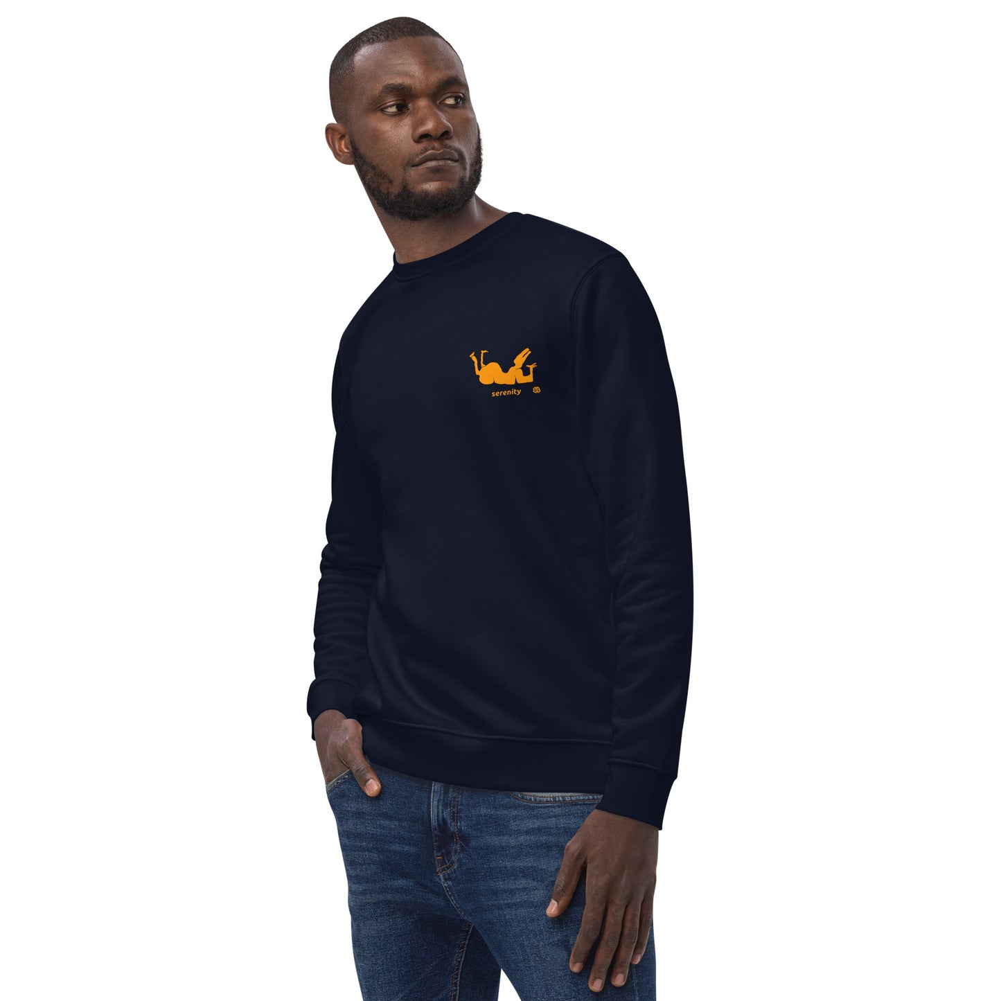 Men's eco sweatshirt "Serenity_sm"