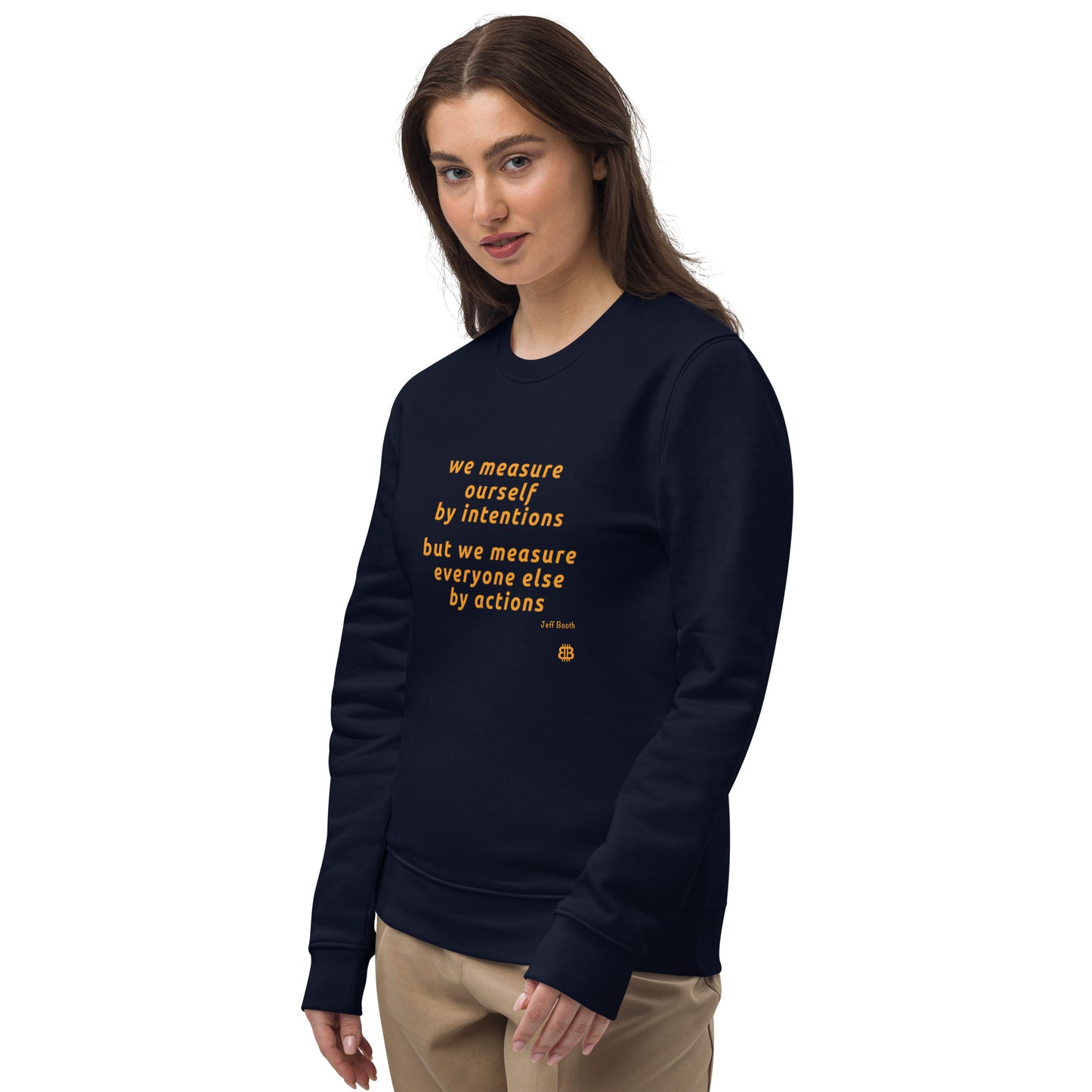 Women's eco sweatshirt "Measure"