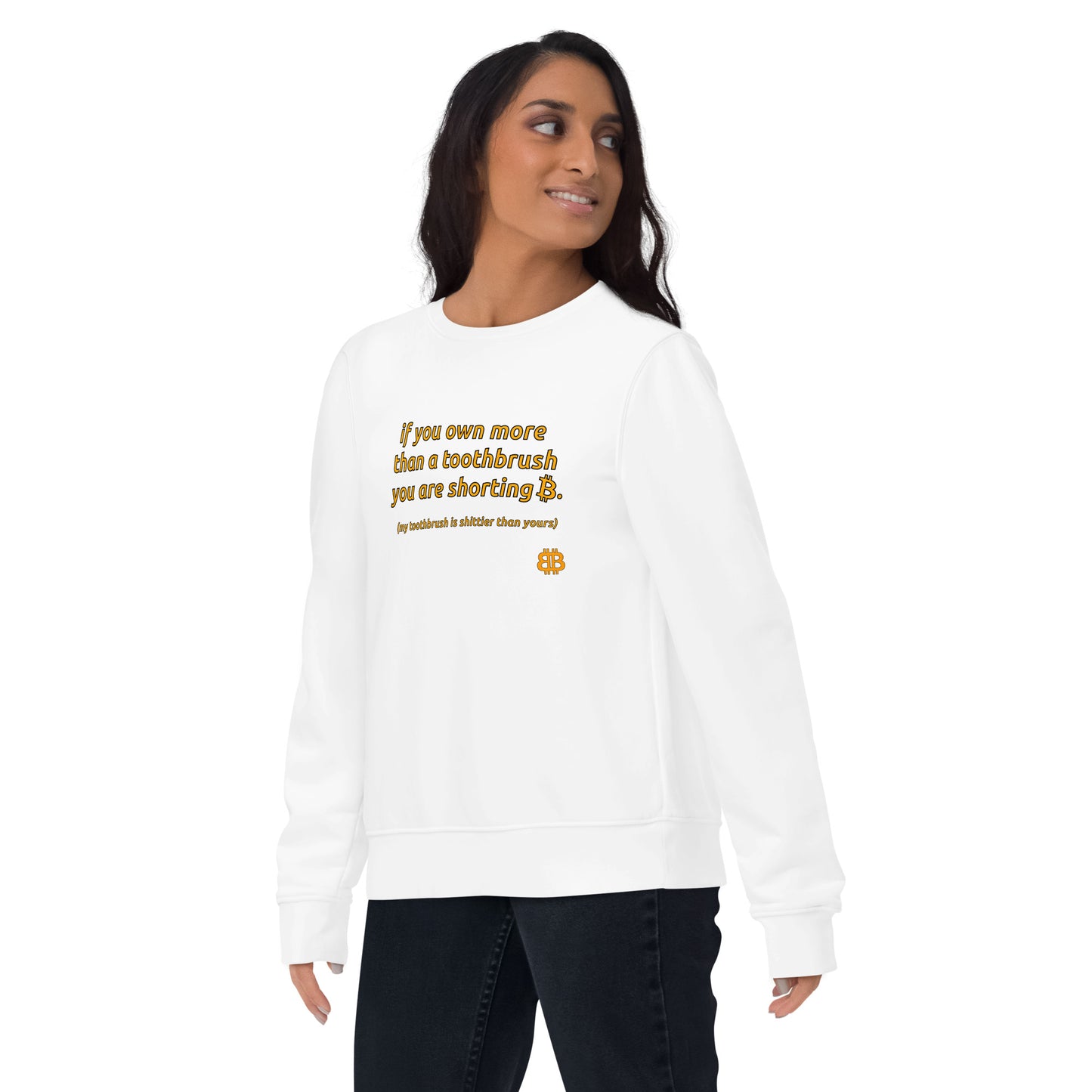 Unisex eco sweatshirt "Toothbrush"