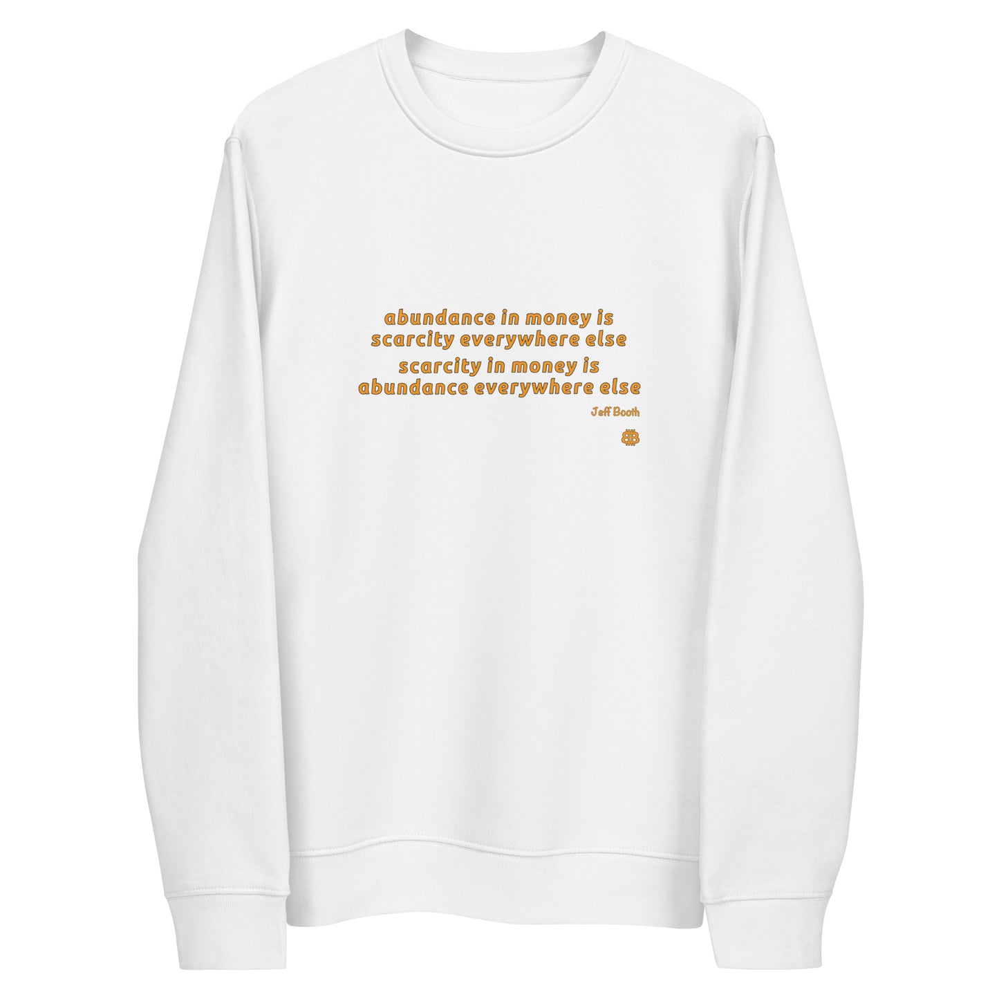 Unisex eco sweatshirt "Abundance_booth"