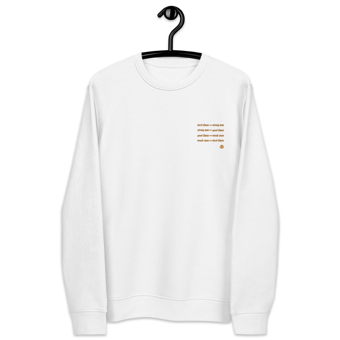 Men's eco sweatshirt "HardTimes_sm"