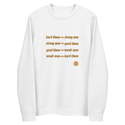 Men's eco sweatshirt "HardTimes"