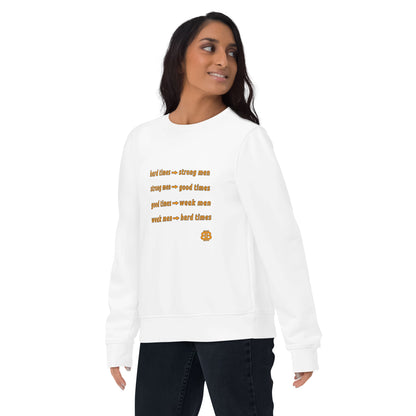 Women's eco sweatshirt "HardTimes"