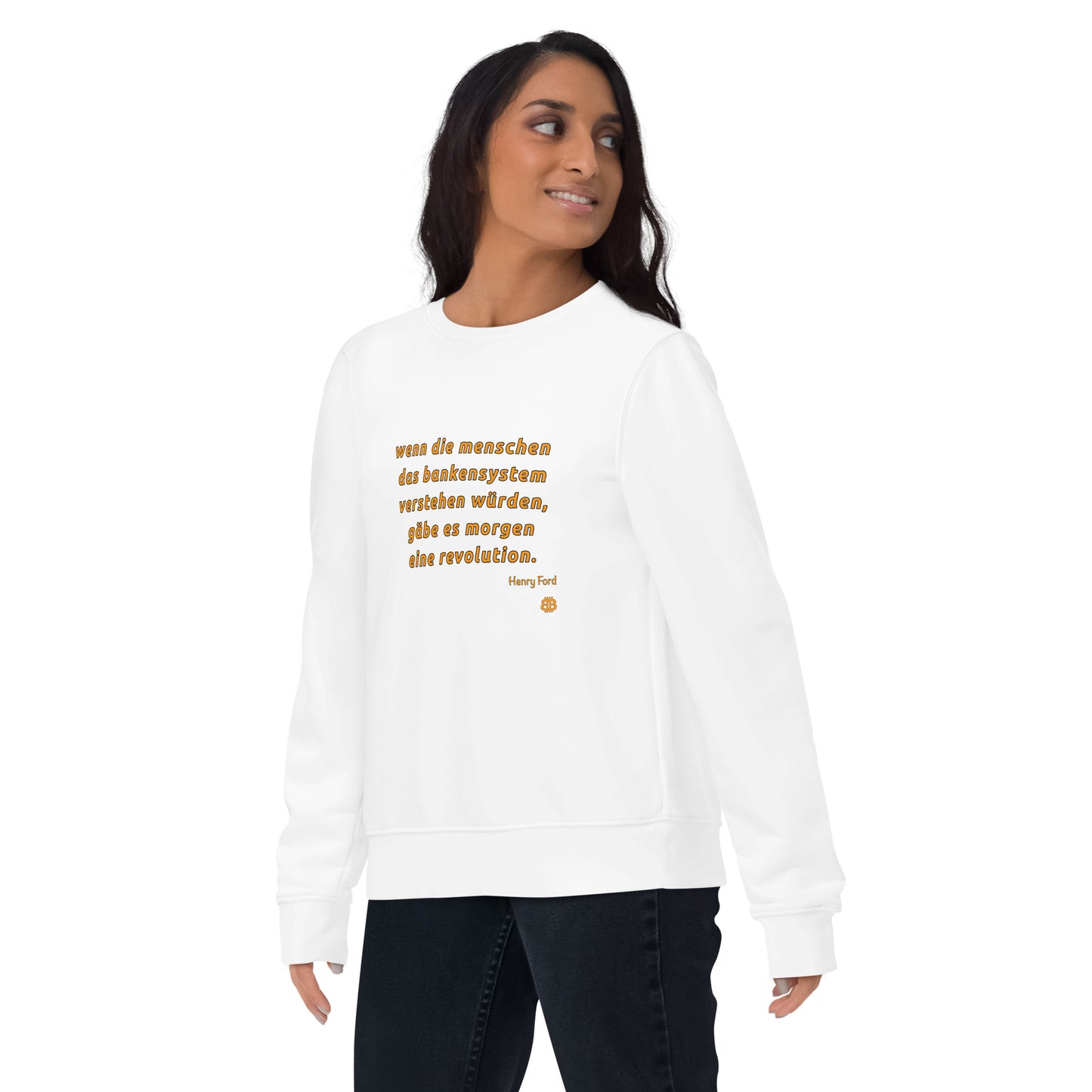 Women's eco sweatshirt "Revolution_dt"