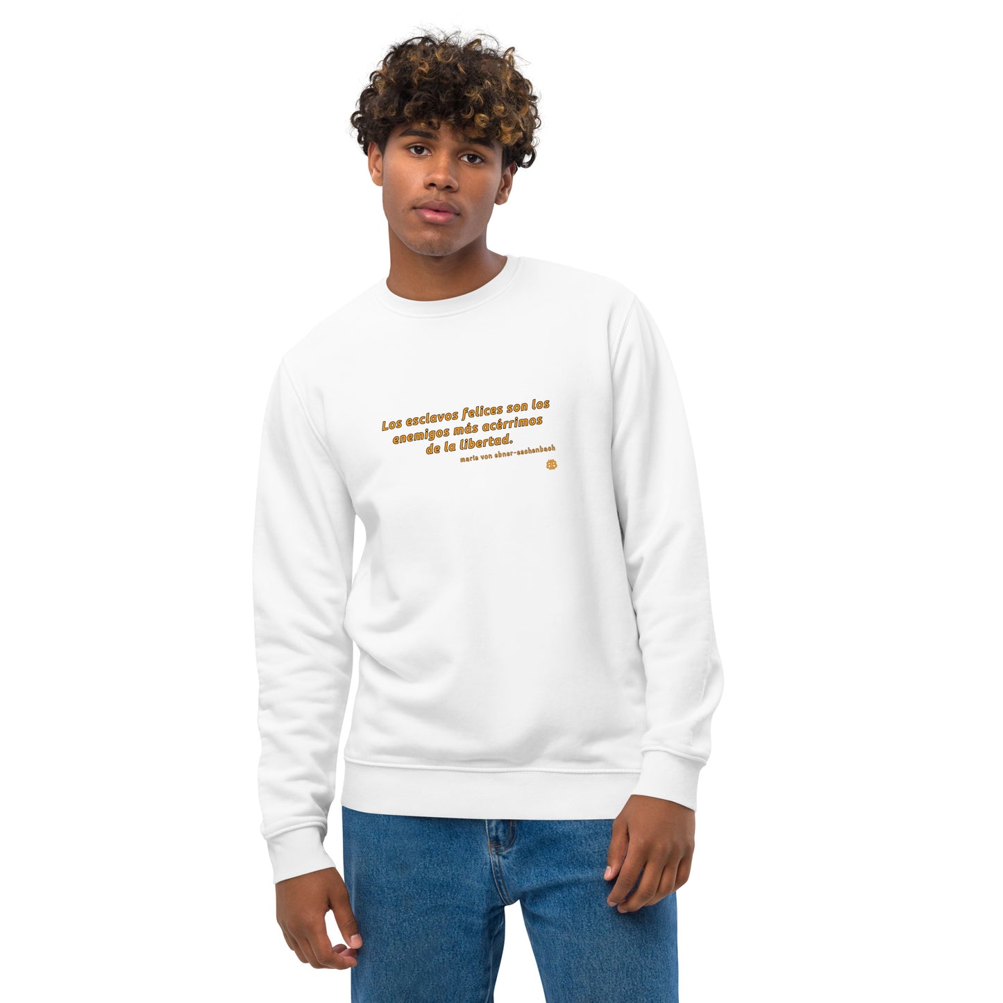 Men's eco sweatshirt "Esclavos"