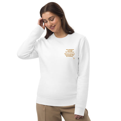 Women's eco sweatshirt "Measure_sm"