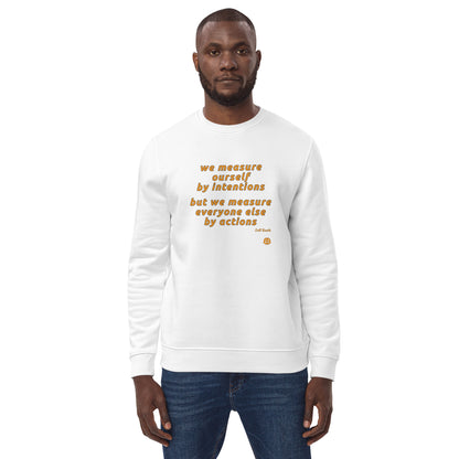 Men's eco sweatshirt "Measure"