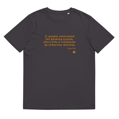 Camiseta de hombre de algodón orgánico "Revolution_engl"