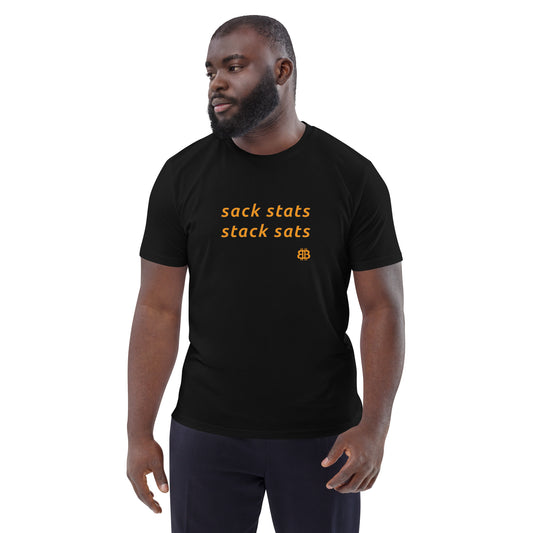 Camiseta unisex de algodón orgánico "SackStats"