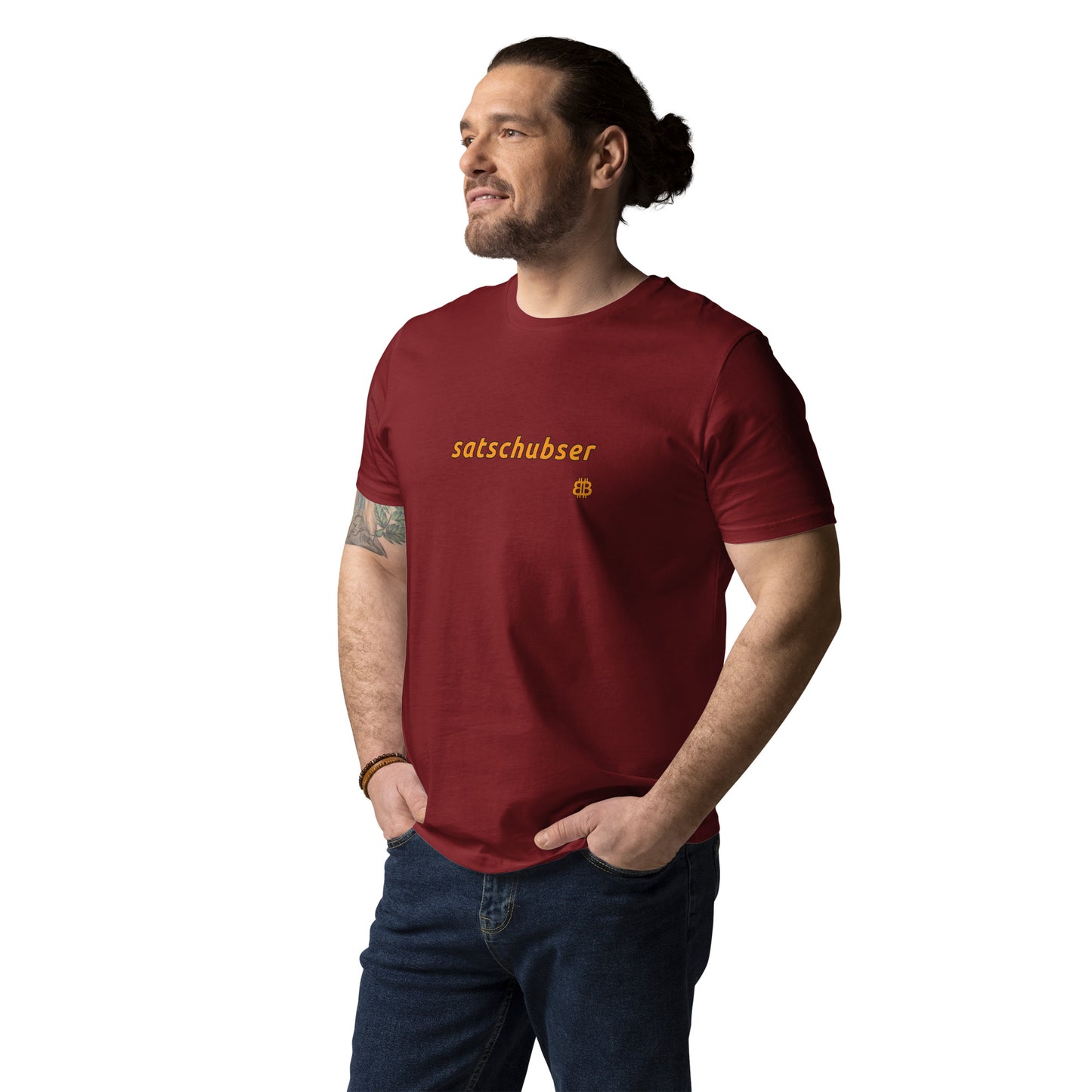 Herren-T-Shirt aus Bio-Baumwolle „Schubser“