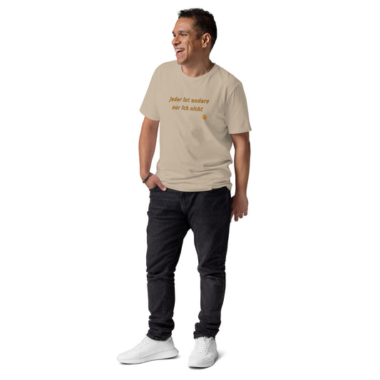 Unisex-T-Shirt aus Bio-Baumwolle „Anders“