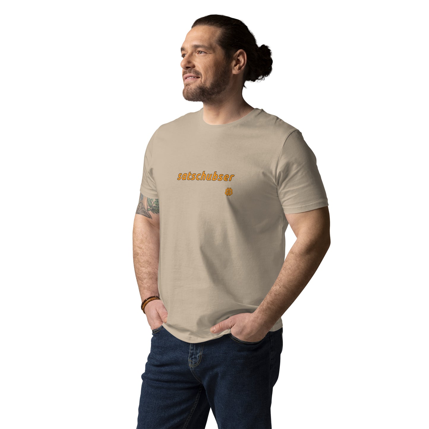 Herren-T-Shirt aus Bio-Baumwolle „Schubser“