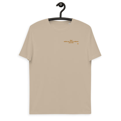 Camiseta unisex de algodón orgánico "Own_sm"