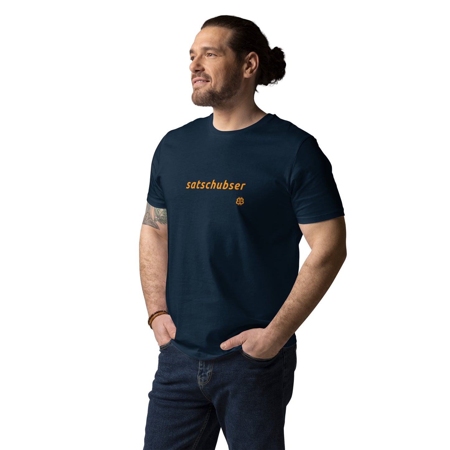 Herren-T-Shirt aus Bio-Baumwolle „Schubser“