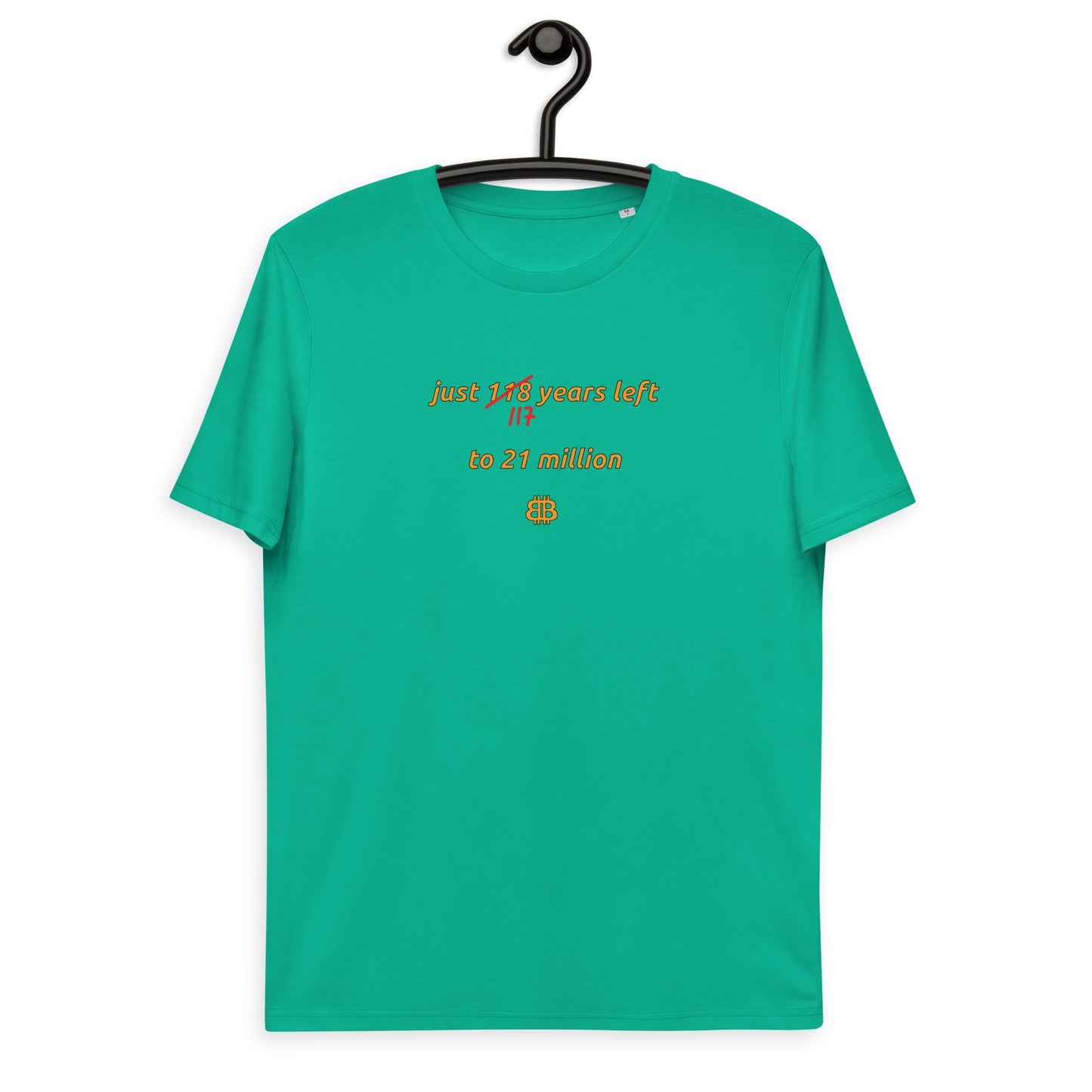 Camiseta unisex de algodón orgánico "117años"