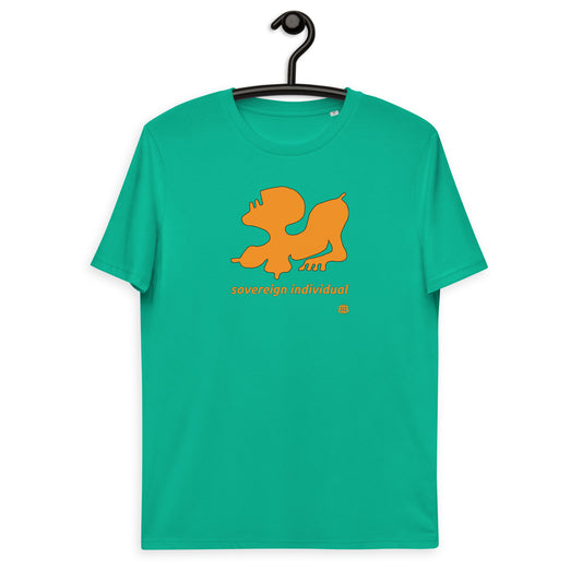 Unisex organic cotton t-shirt "SovereignIndividual"