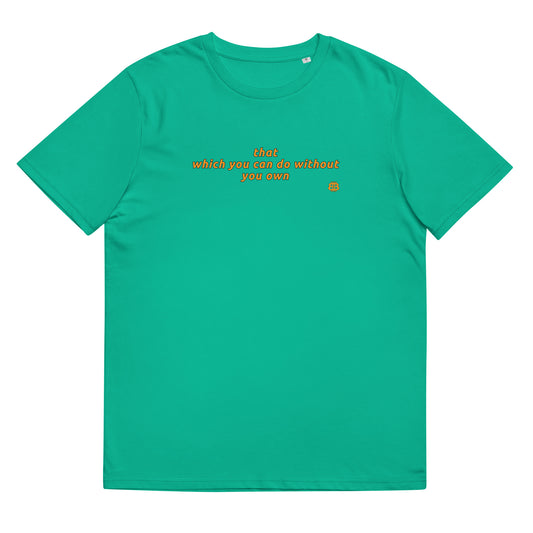 Unisex-T-Shirt aus Bio-Baumwolle „Own“