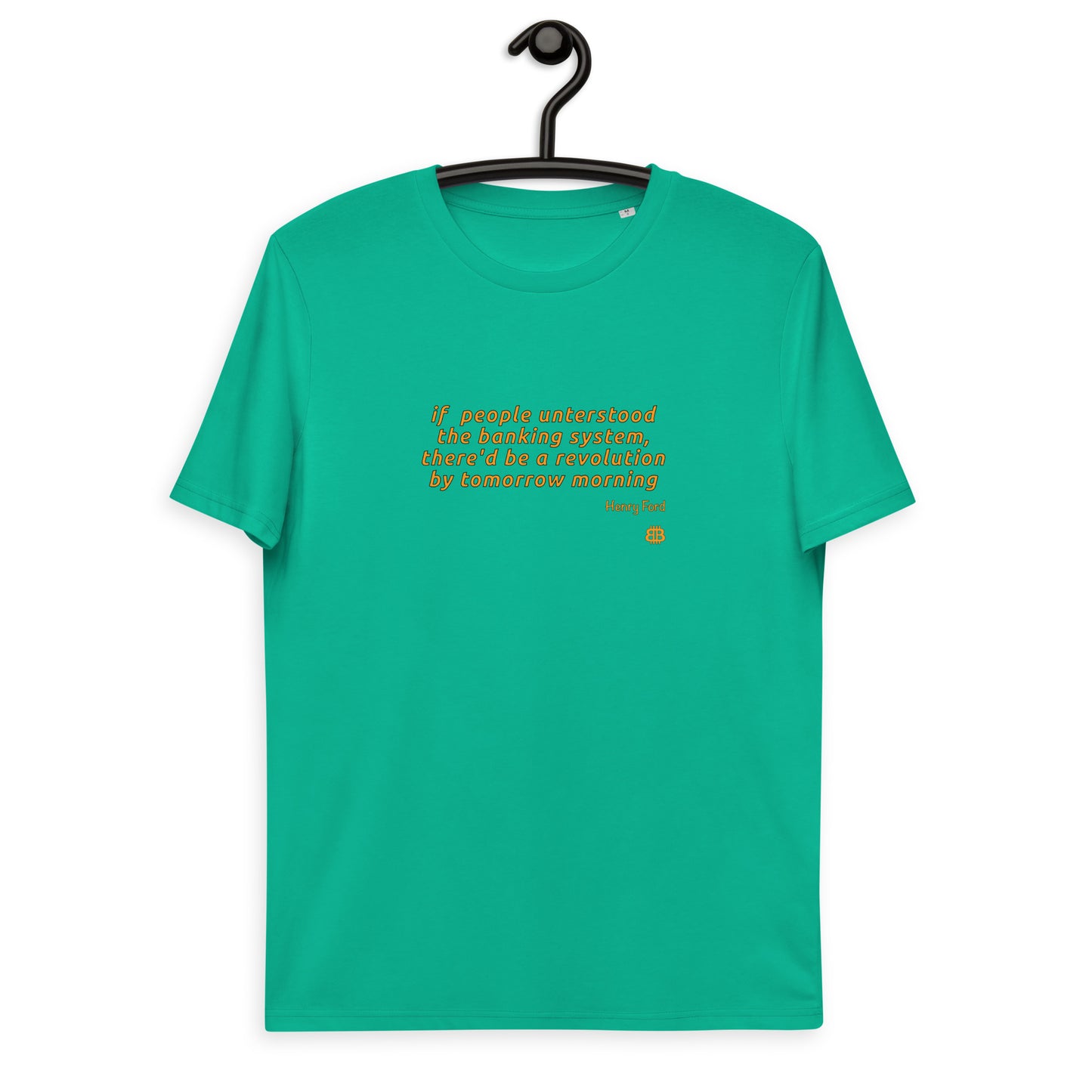 Damen-T-Shirt aus Bio-Baumwolle „Revolution_engl“