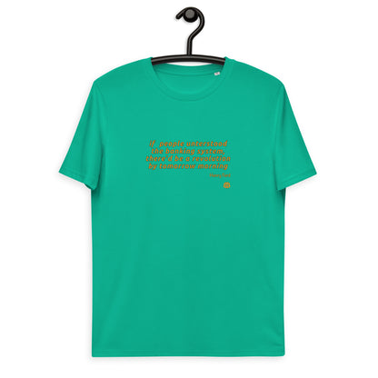 Women's organic cotton t-shirt "Revolution_engl"