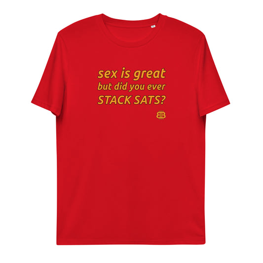 Women's organic cotton t-shirt "Sex"